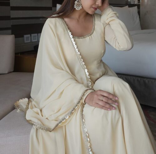 Cream-Georgette-Anarkali-Suit-Set-2-500x495