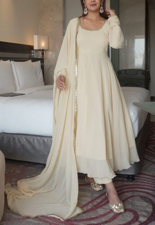 Cream-Georgette-Anarkali-Suit-Set-3-500x724