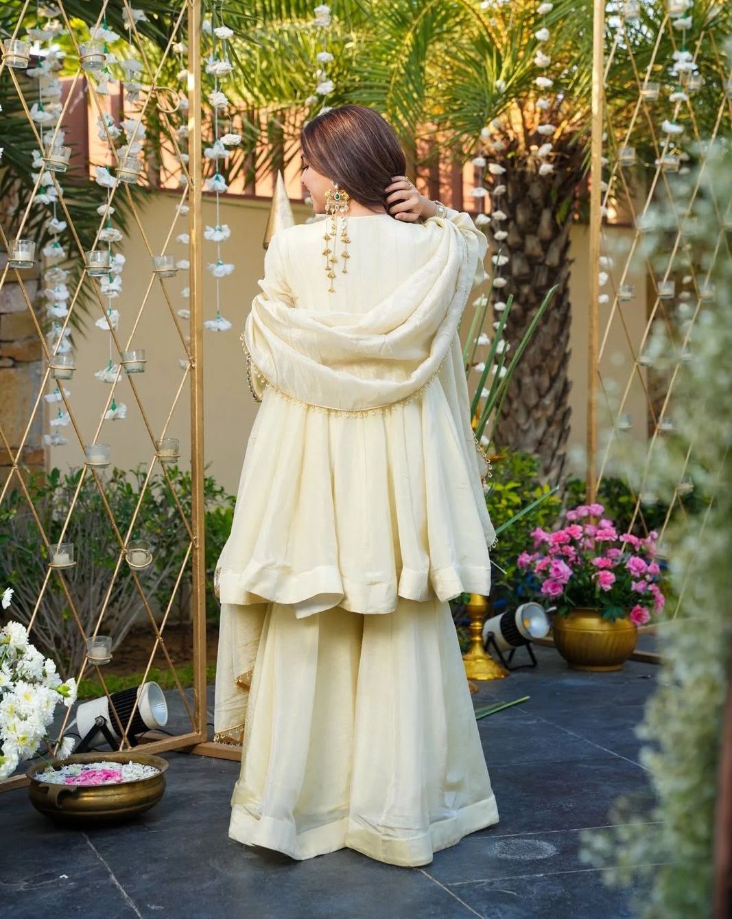 Festival Special Chinon Silk Mirror Work Set (5)